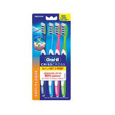 ORAL B CRISSCROSS ANTI-PLAQUE 4n                